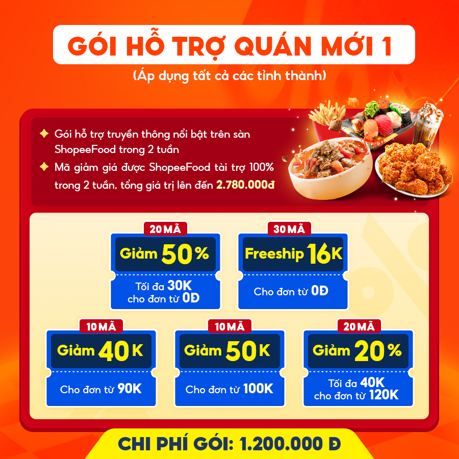 Quán mới nên tham gia chương trình khuyến mại nào?